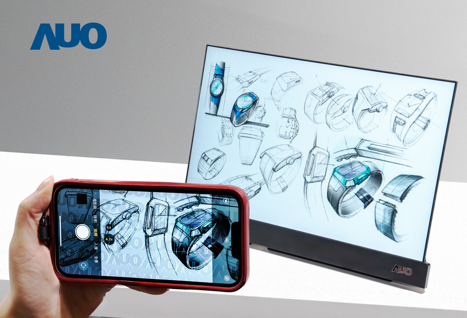 友達(dá)16吋防窺顯示器，採(cǎi)用人眼無(wú)法察覺(jué)、相機(jī)拍攝時(shí)才顯現(xiàn)的隱藏式浮水印技術(shù)，未來(lái)可結(jié)合AI鏡頭偵測(cè)周圍環(huán)境，即時(shí)開(kāi)啟或關(guān)閉浮水印，大幅提升在公共場(chǎng)域使用顯示器的安全性